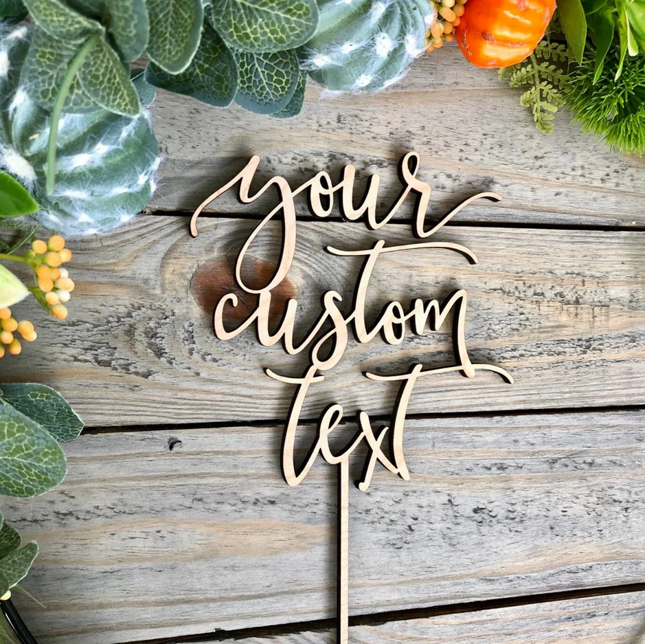 Personalized Toppers