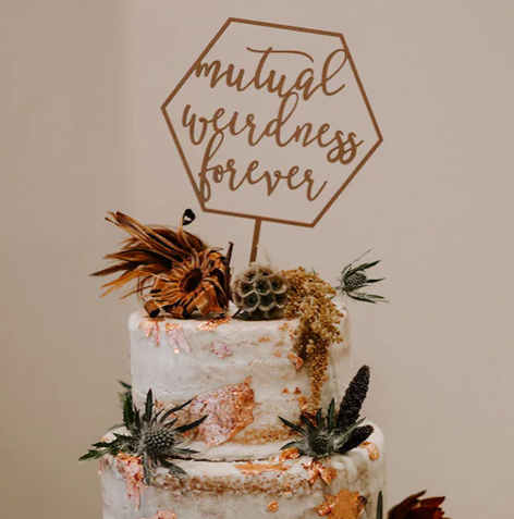 Statement Cake Toppers