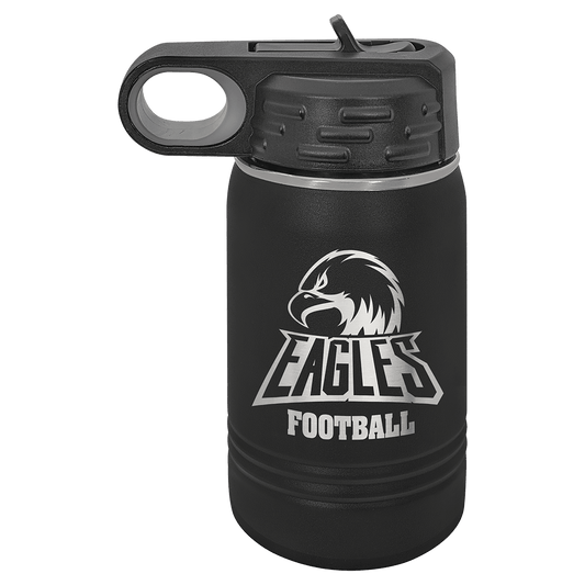 Engraved business tumbler with custom company branding