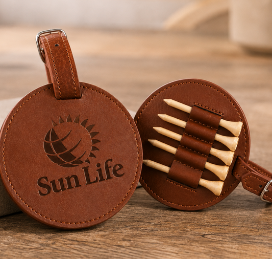 Golf Tee Holder with Tees