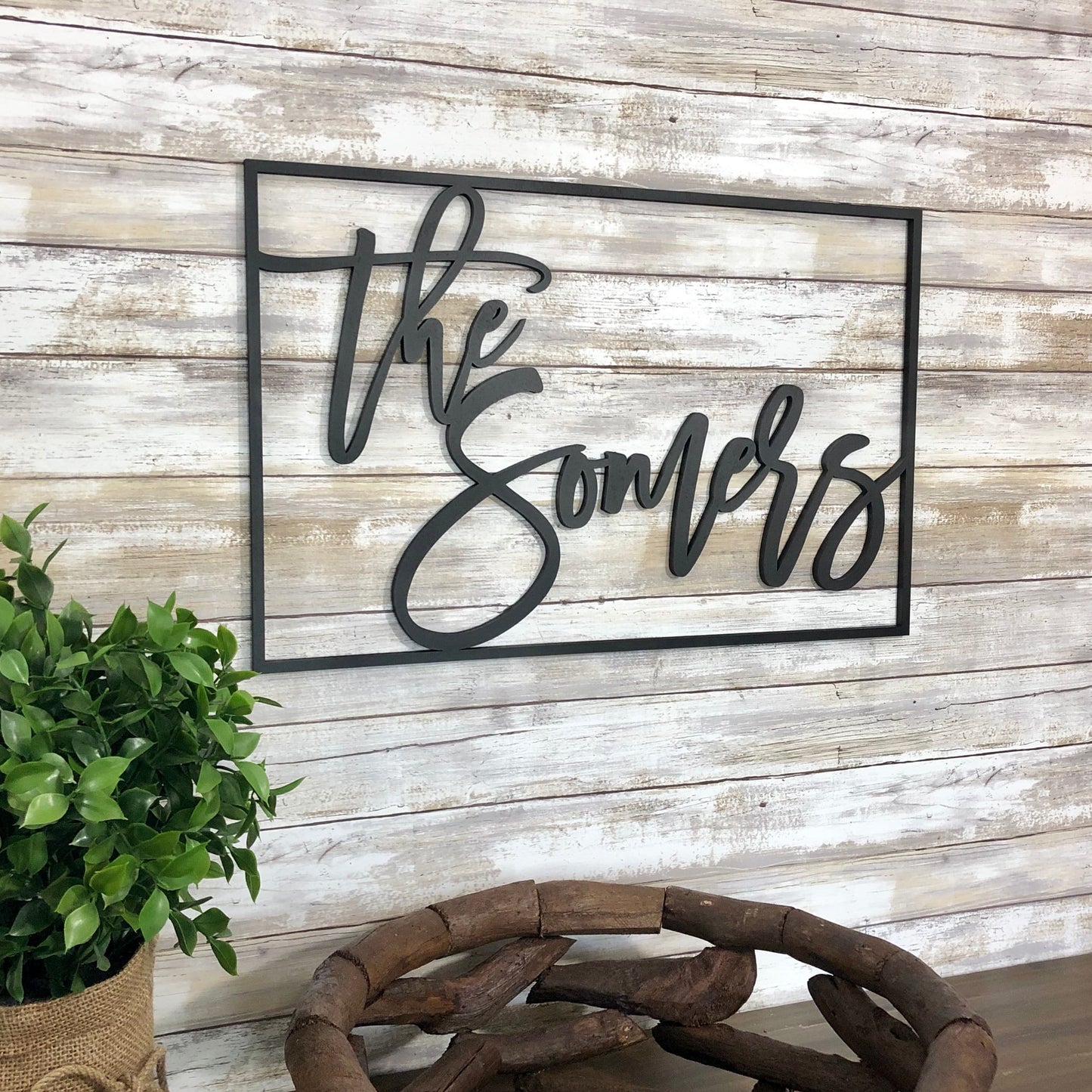 Custom 3D Wedding Last Name Sign - Laser Cut Family Name - Engagement Decor Ideas - Housewarming Gift - Personalized Plaque