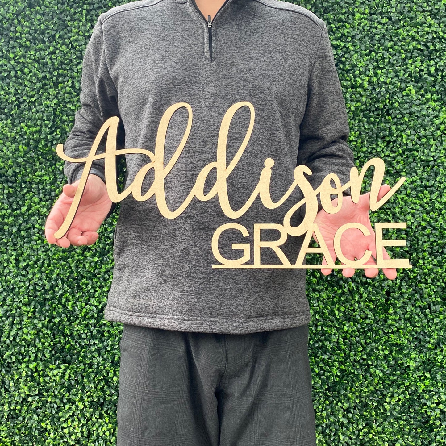 Personalized Kids Name Sign Wood - Children's Bedroom Name Sign - Big Girl/Boy Room - Birthday or Christmas Gift for Kids