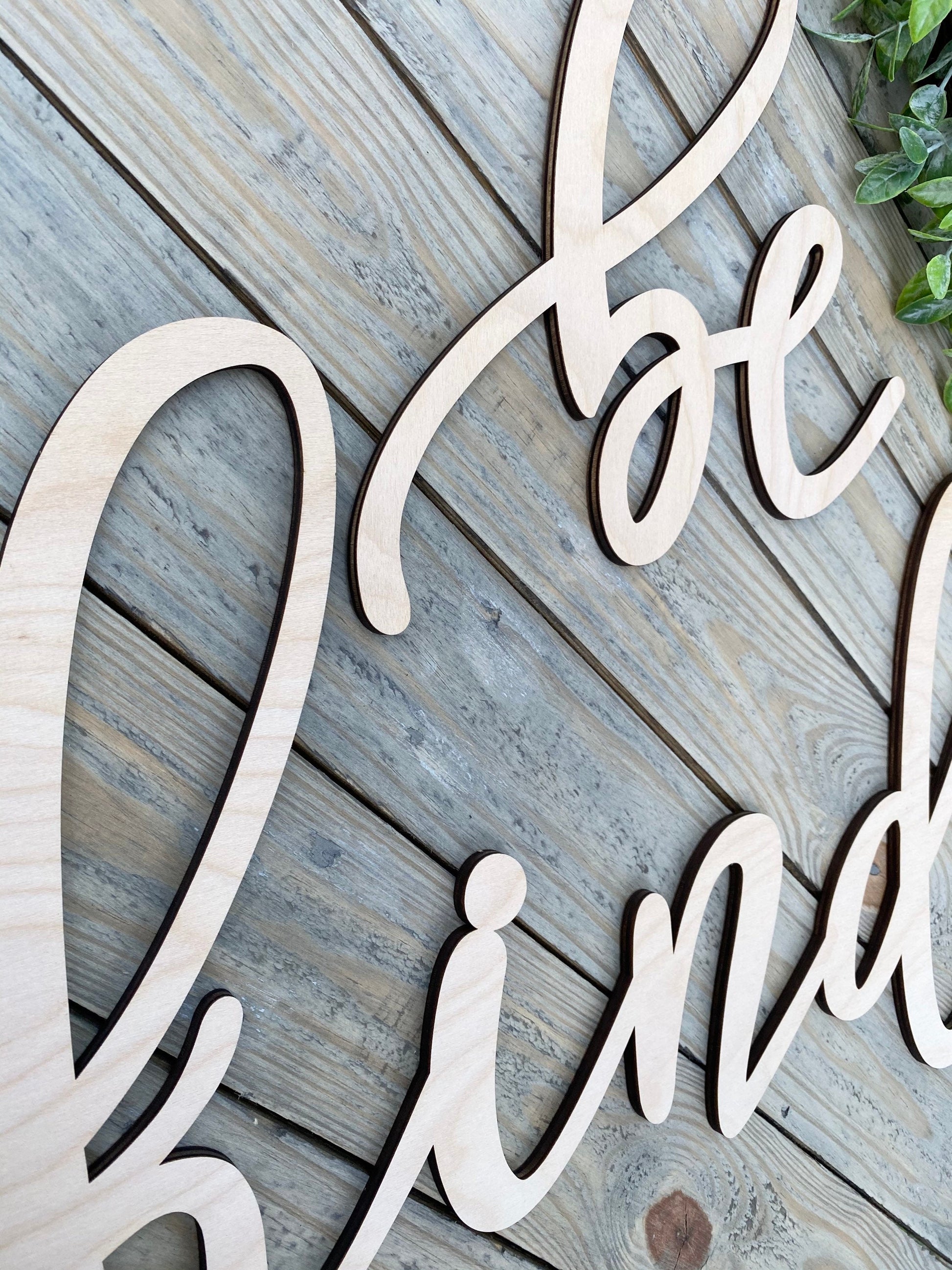 Be Kind Wood Sign - Boho Classroom Decor - Inspirational Kids Room Wall Art - Teacher Gift - Positive Affirmation Farmhouse Sign