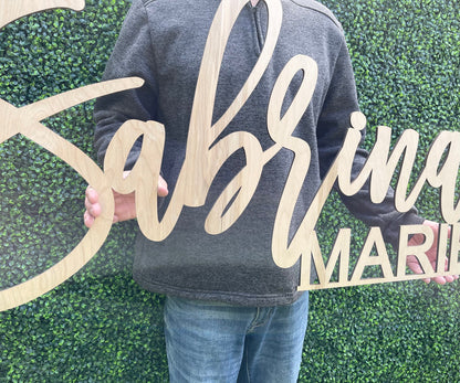 3D Custom Name Sign - Baby Name Maternity Nursery Sign - Baby Shower Gift - Nursery Wall Hanging