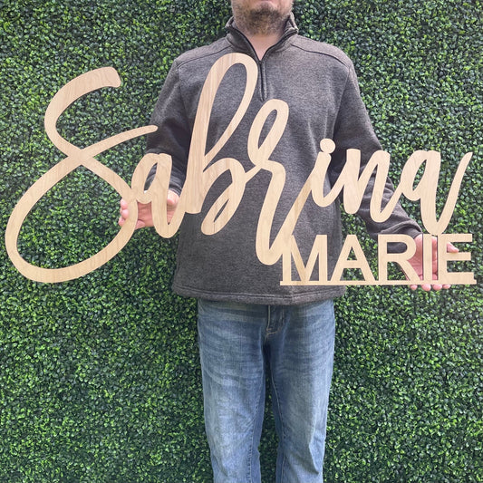 3D Custom Name Sign - Baby Name Maternity Nursery Sign - Baby Shower Gift - Nursery Wall Hanging