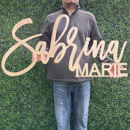 3D Custom Name Sign
