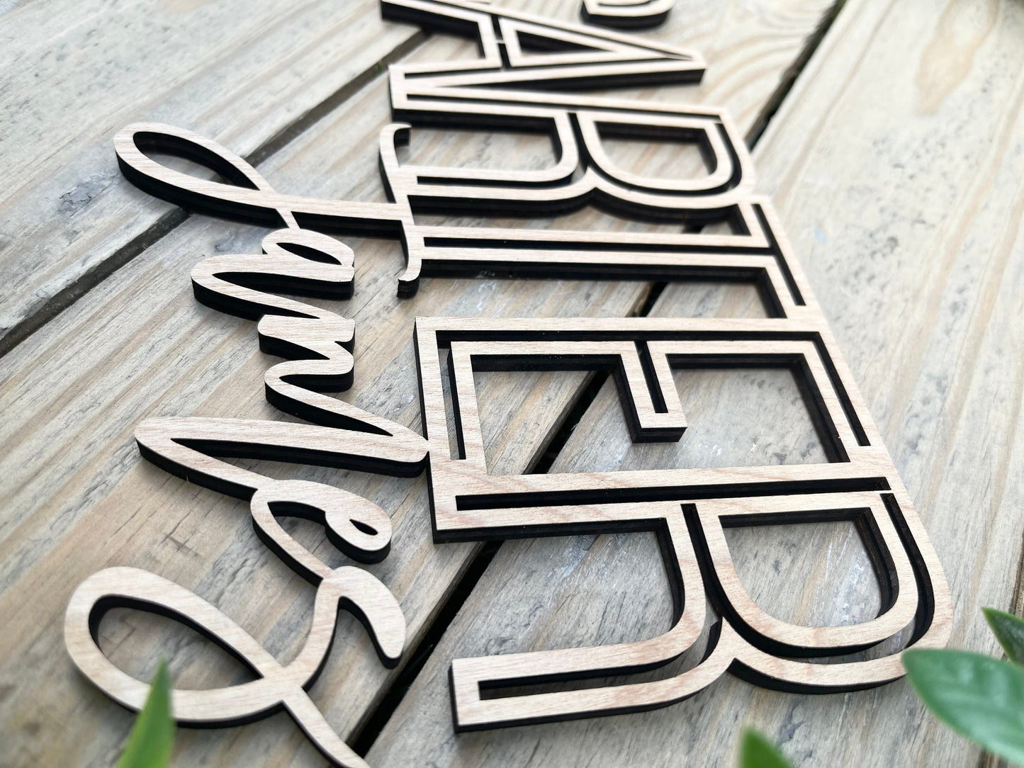 Personalized Boy Name Sign - Baby Boy Nursery Decor - Baby Shower Gift - Newborn Baby Decor - Little Man Cave Gift