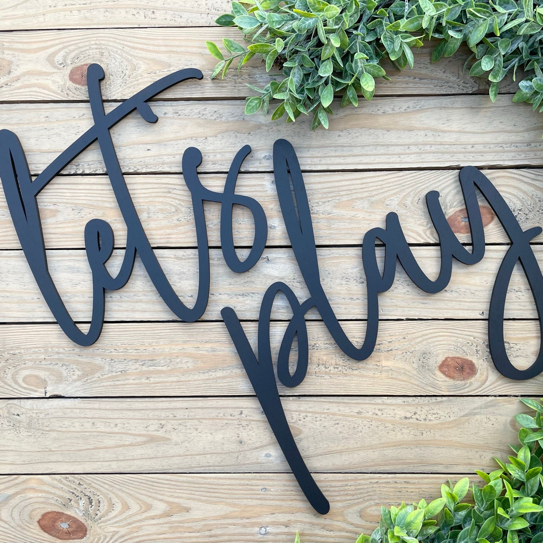 Let's Play Wood Sign - Playroom Wall Decor - Kids Playroom or Nursery Sign