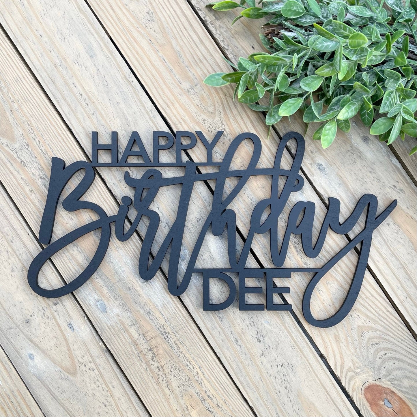 Custom Happy Birthday Milestone Sign with Name for Adults - 30th 40th 50th Birthday Party Decor - Cheers to Years Photo Backdrop
