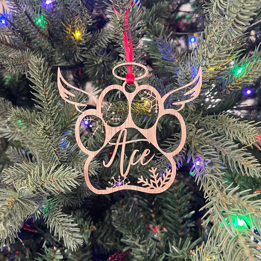 2025 Personalized Pet Memorial Ornament - Dog Loss Sympathy Gift - Custom Cat Remembrance Keepsake - Rainbow Bridge Ornament