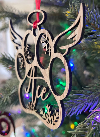 2025 Personalized Pet Memorial Ornament - Dog Loss Sympathy Gift - Custom Cat Remembrance Keepsake - Rainbow Bridge Ornament