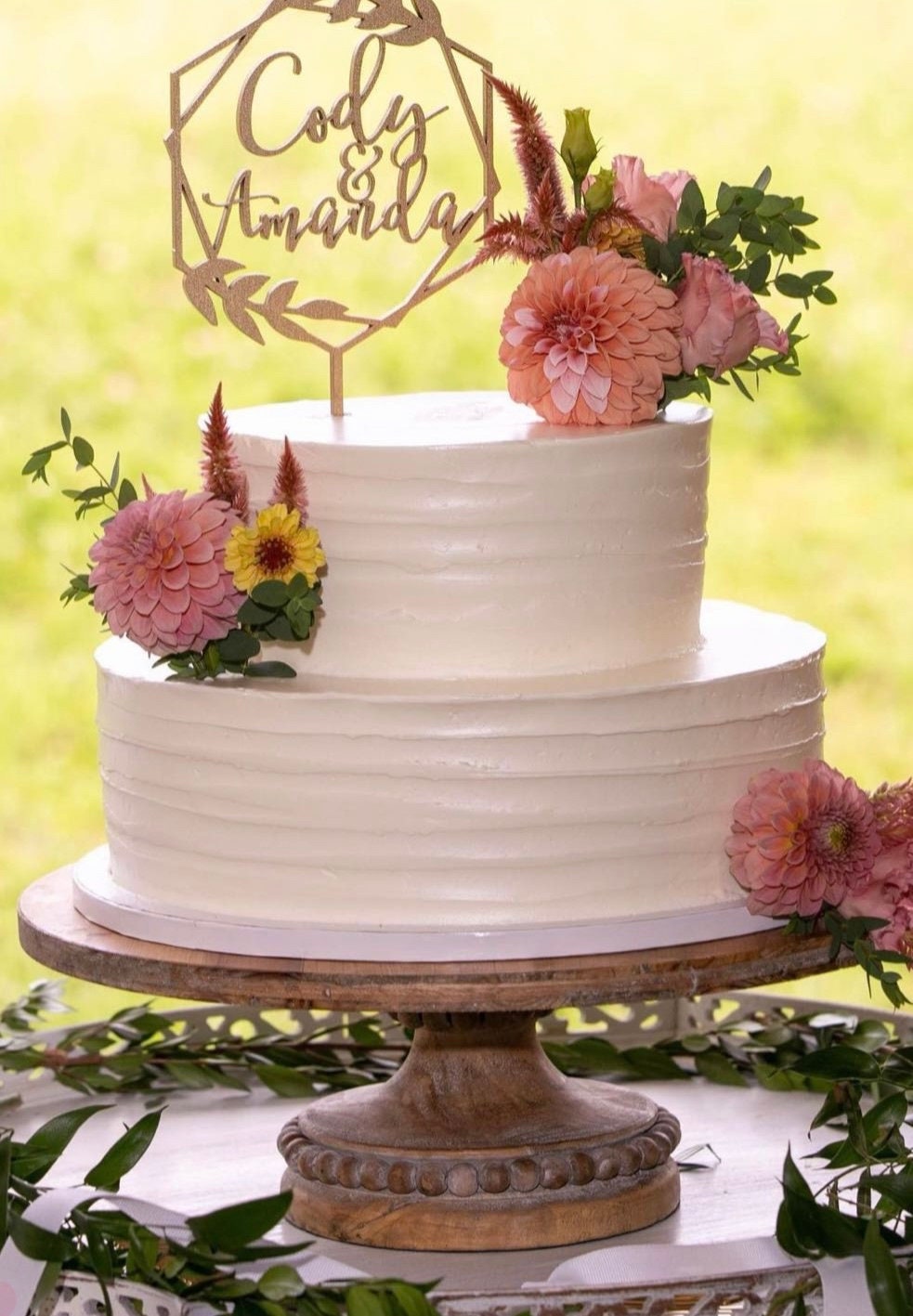 Custom Baby Shower Cake Topper - Elegant Personalized Party Decor - Cake Toppers For Weddings and Couples