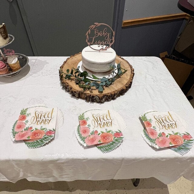 Personalized Last Name Wedding Cake Topper - Mr and Mrs Cake Sign for Bridal Shower, Engagement & Reception