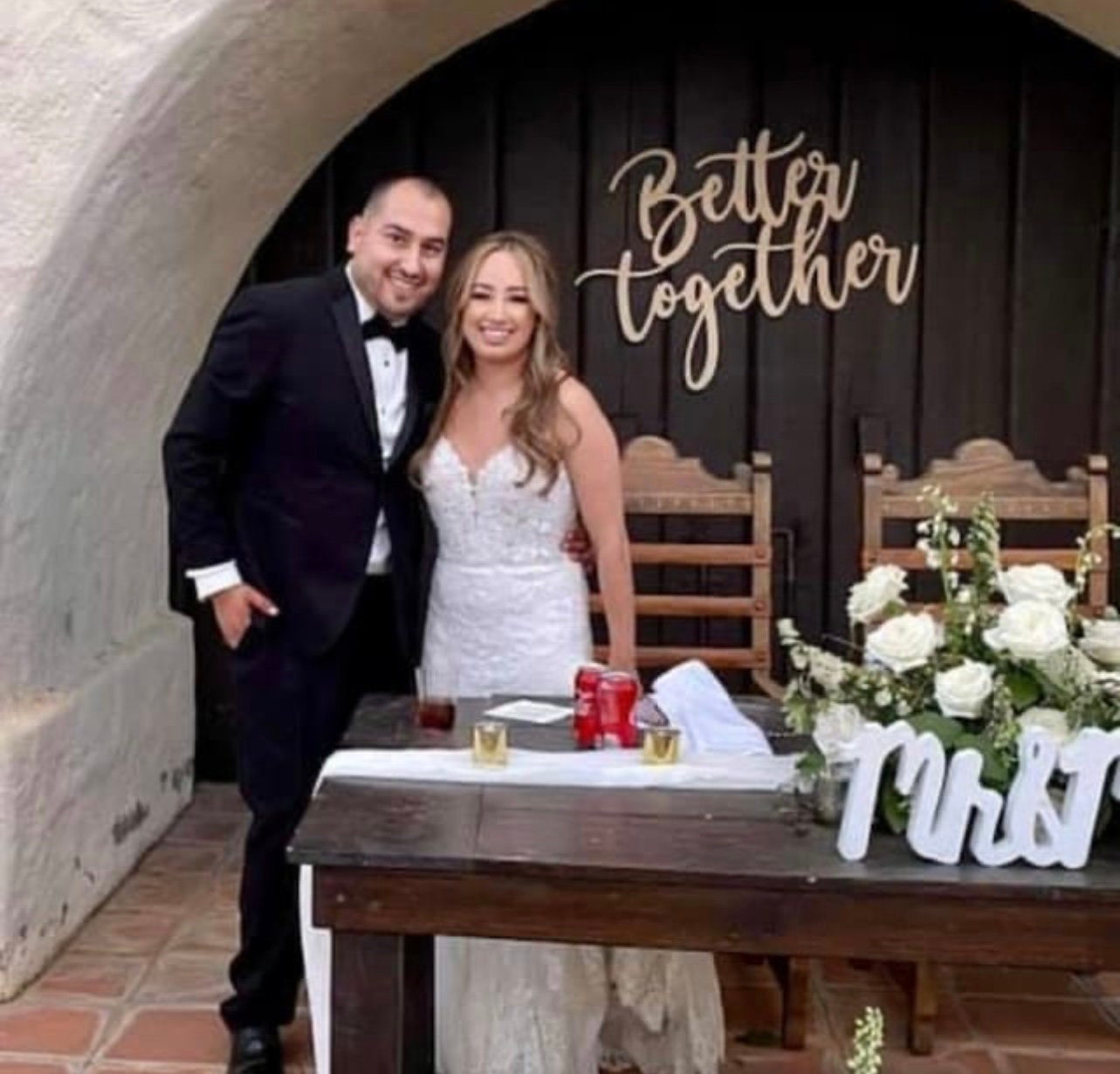 Better Together Sign - Wedding Decor Backdrop - Wedding Arch Wood Name Sign - Anniversary Gift Idea