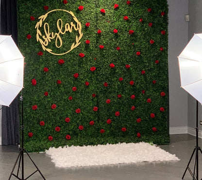 Custom Wreath Name Sign