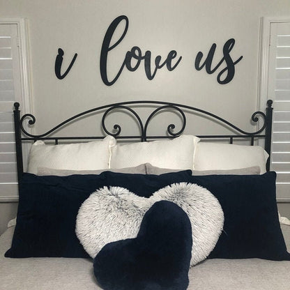 I Love Us Sign
