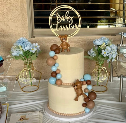 Personalized Baby Shower Cake Topper - Baby Name Topper Decor - New Baby Announcement