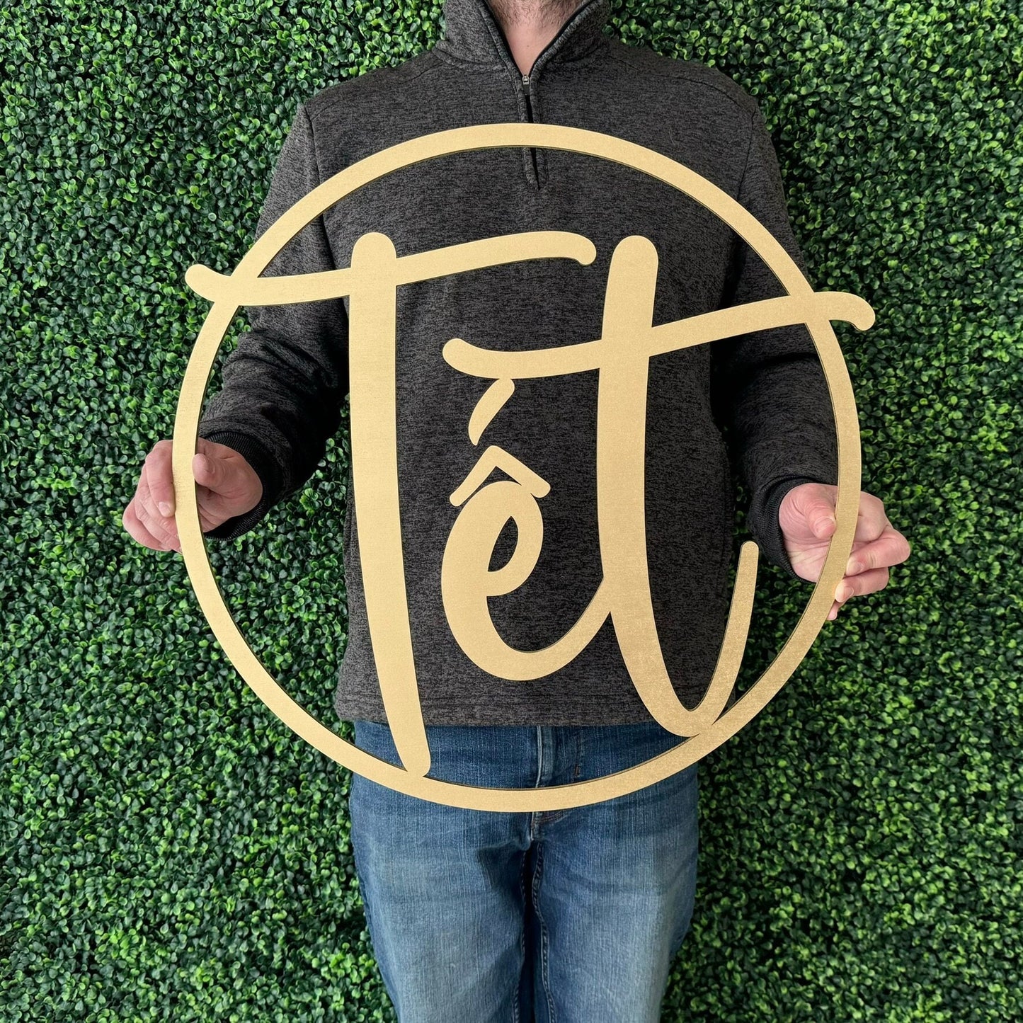 Vietnamese Tết Nguyên Đán Sign - Chúc Mừng Năm Mới Decor - Lunar New Year Backdrop - Asian Festival Gift