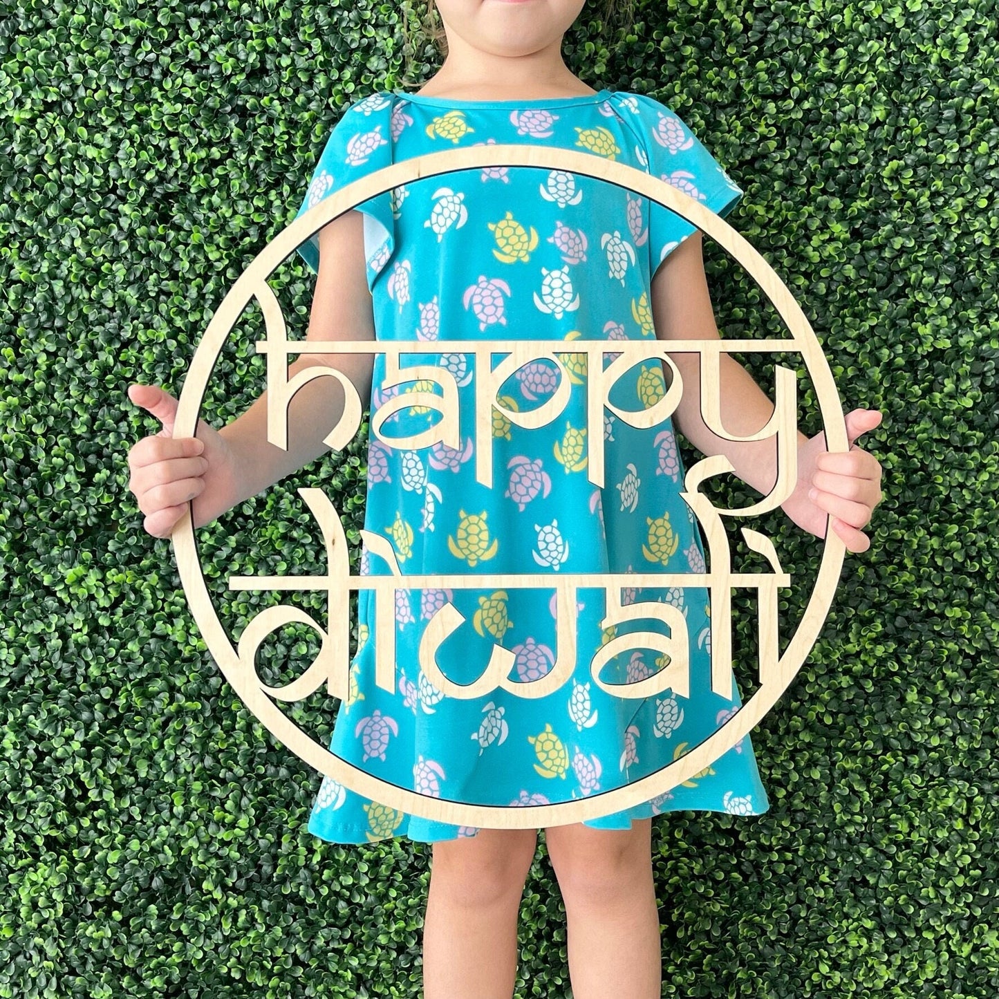 Happy Diwali Wood Sign - Indian Festival of Lights Decor - Diwali Event Decor