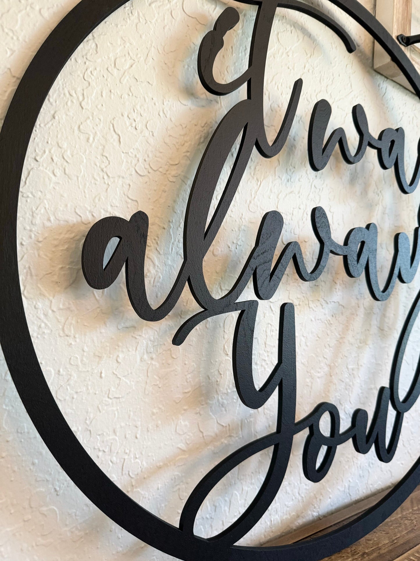 It Was Always You Wood Sign - Wedding Farmhouse Anniversary Sign - Romantic Bedroom Decor