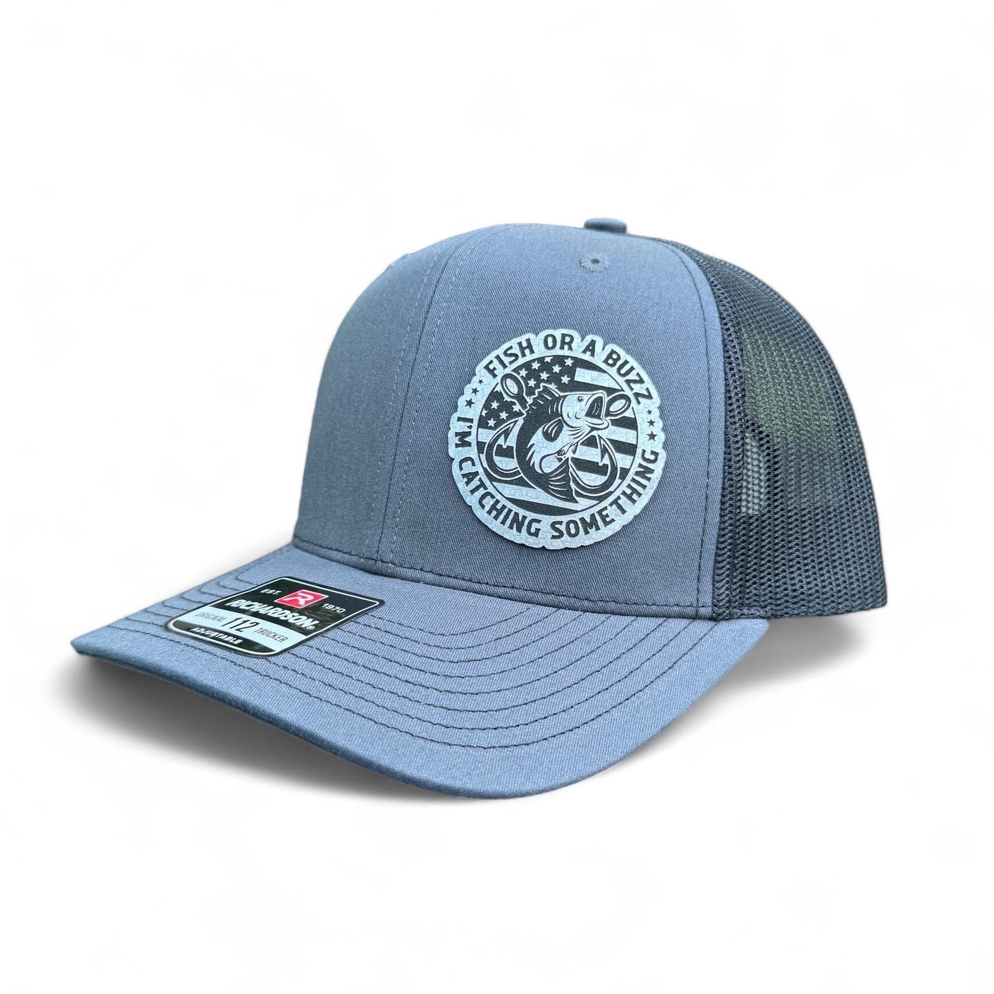 Fish Or A Buzz Bass Fishing Trucker Hat - Funny Fisherman Drinking Gift for Dad - Fathers Day Novelty Apparel