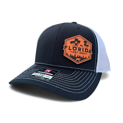 Florida Est 1845 Hat - Vintage Florida State Pride Apparel - Retro Sunshine State Souvenir Gift