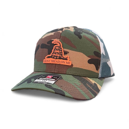Gadsden Flag Trucker Hat - Don't Tread On Me DTOM Hat - Patriot 2A Second Amendment Apparel - Conservative Political Gift