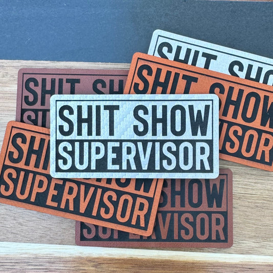 Shitshow Supervisor Hat Patch