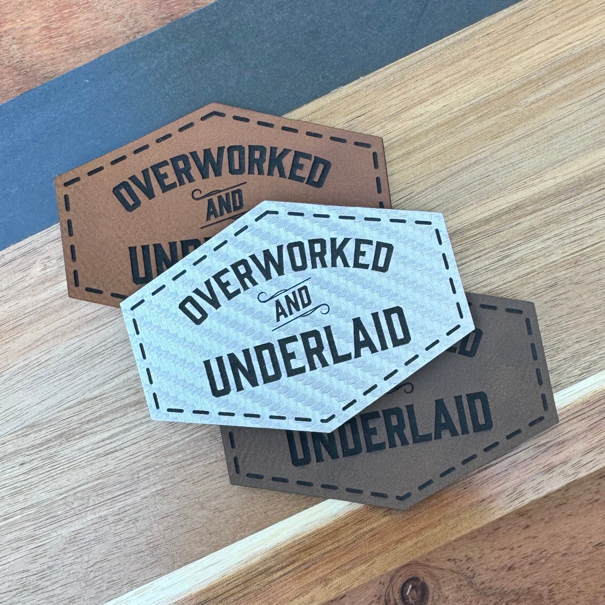 Overworked and Underlaid Hat Patch