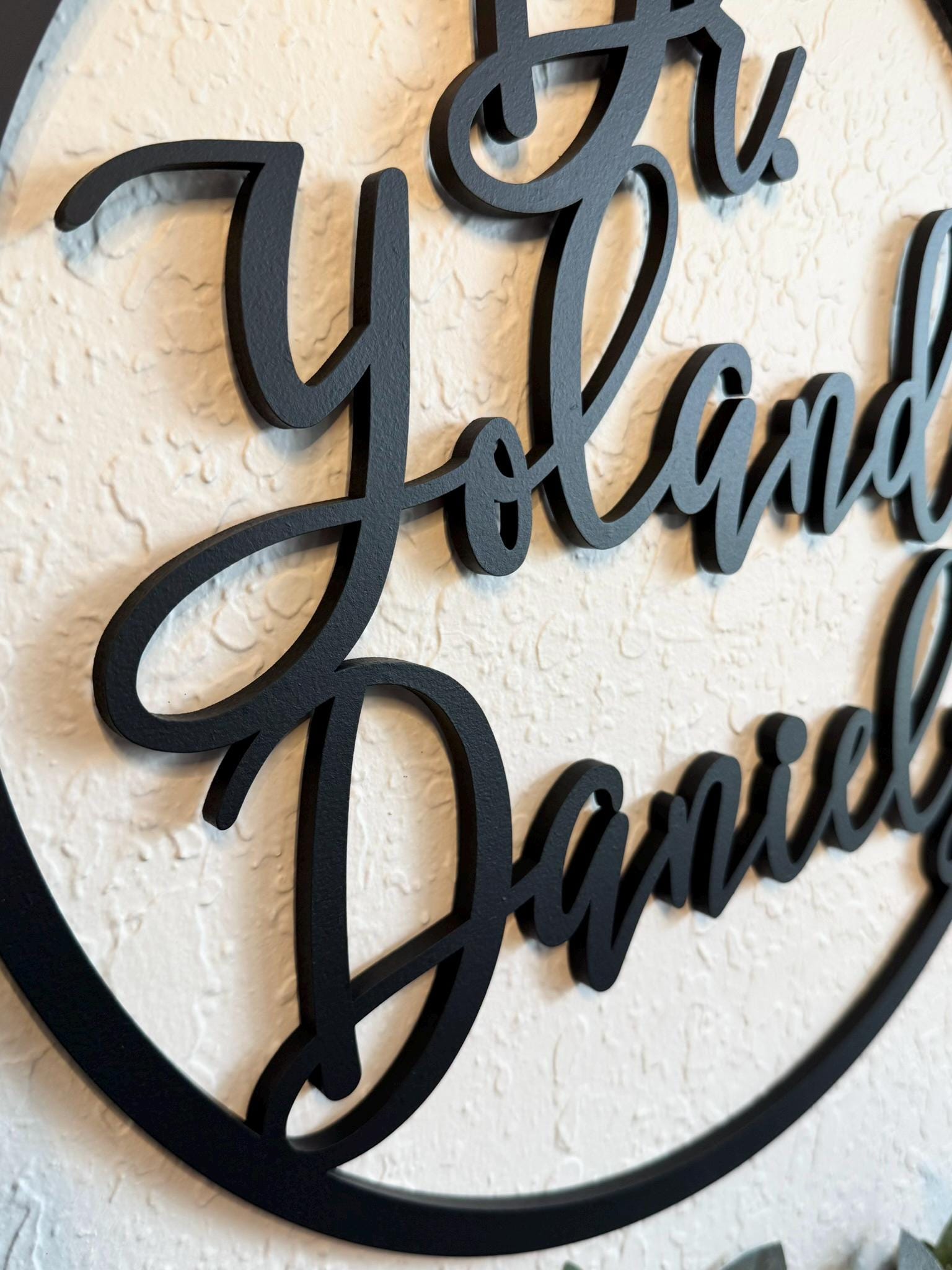 Custom Doctor Office Name Sign - Modern Decor for Offices - Elegant Office Decor - Medical Office Logo Sign - MD Do DDS DVM Graduation Gift