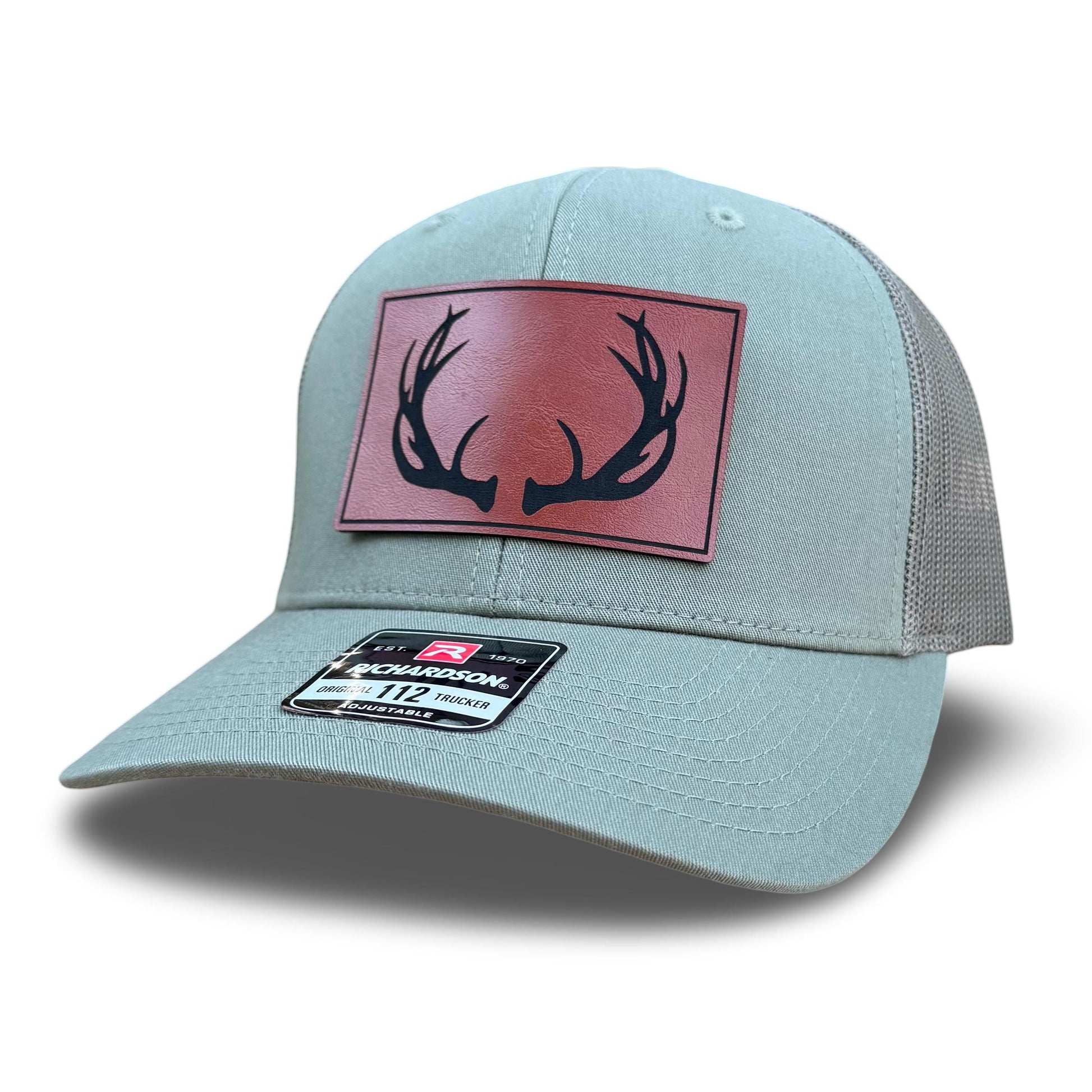 Deer Antler Patch Hat - Hunting Hat for Men - Outdoorsman Gift - Buck Trucker Hat