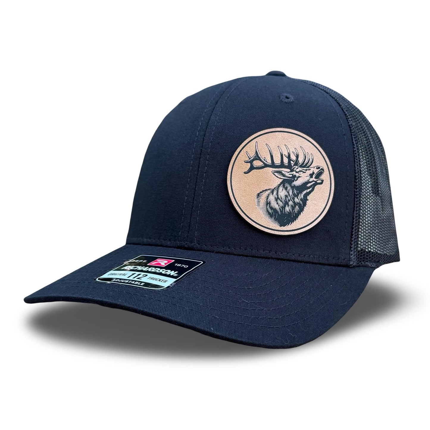 Elk Hunting Patch Hat - Bull Elk Trucker Hat - Outdoors man Gift for Hunter