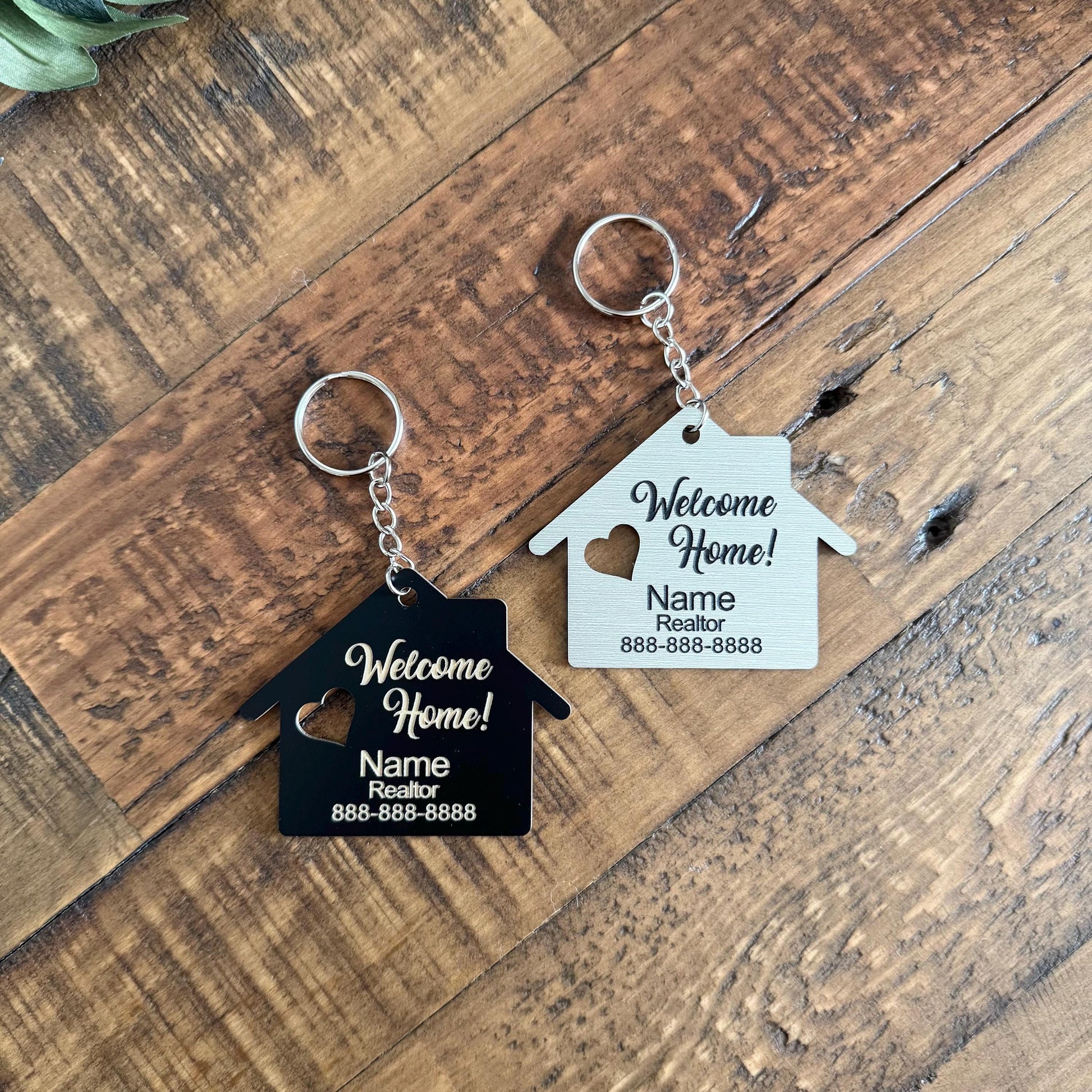 New Home Acrylic Keychain Closing Gift – Custom Realtor Client Gift, Housewarming 2025