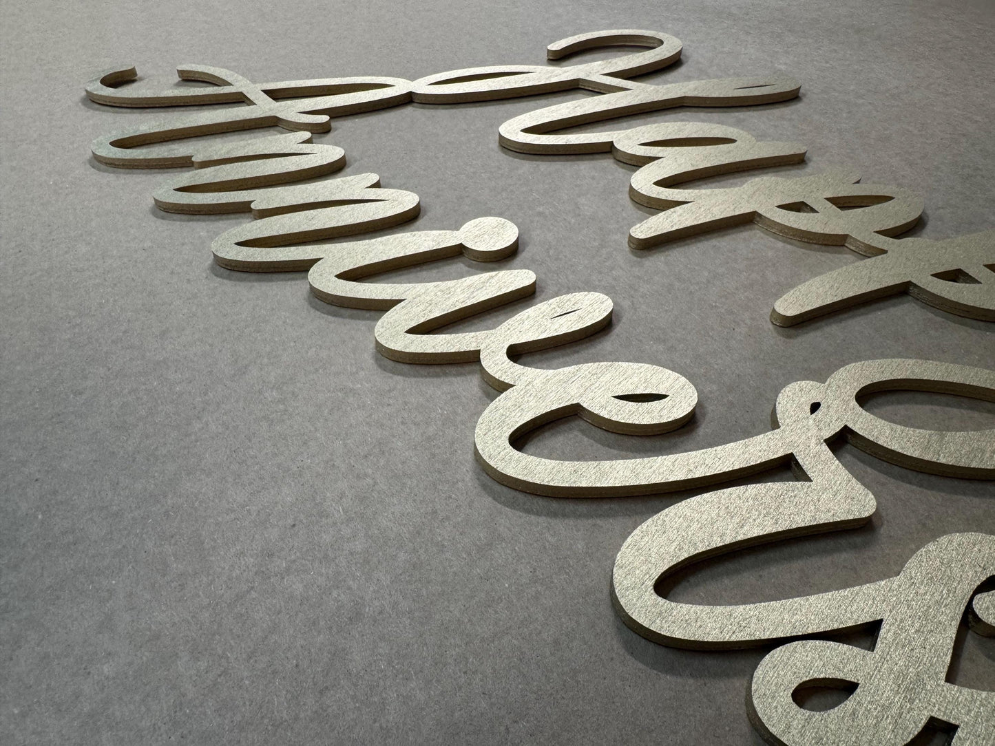 Happy Milestone Anniversary Wood Sign - Custom Vow Renewal Event Decor