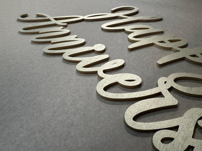Happy Milestone Anniversary Wood Sign - Custom Vow Renewal Event Decor