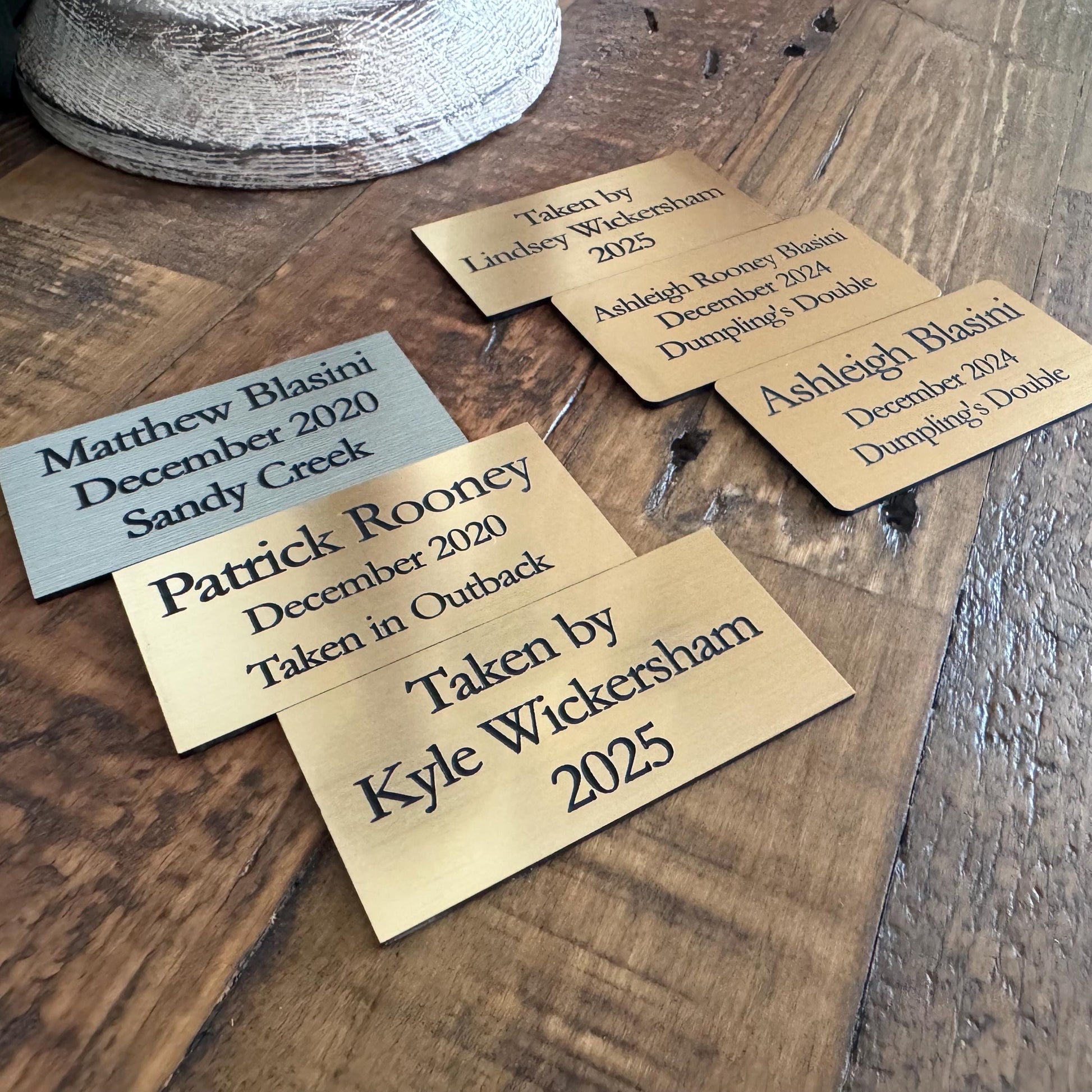 Custom Engraved Acrylic Plate - Text Plaque for Wedding, Memorial or Home Decor