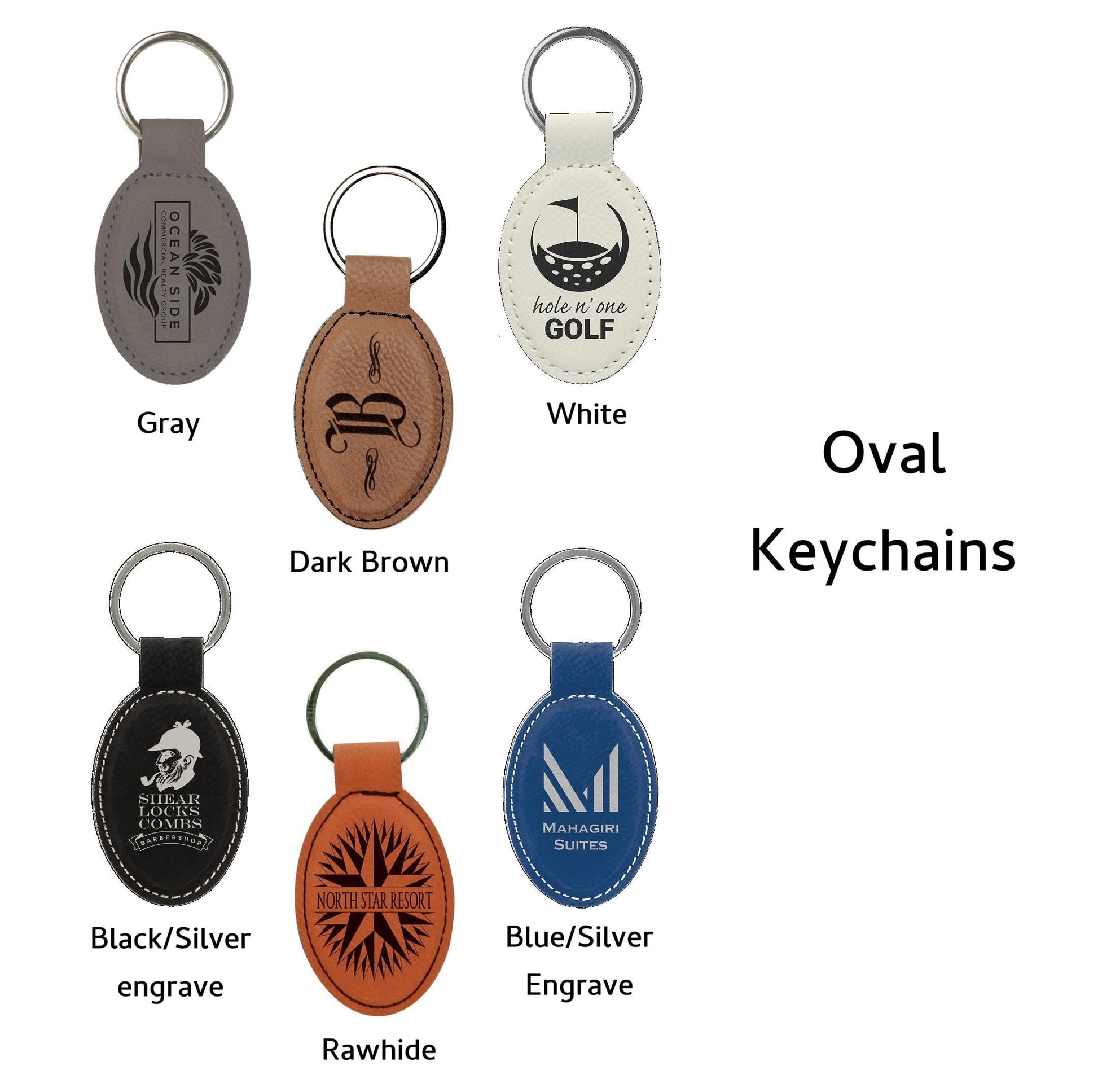 Personalized Oval Keychain, Custom Logo Gift, Wedding Favor or Promotional Keychain