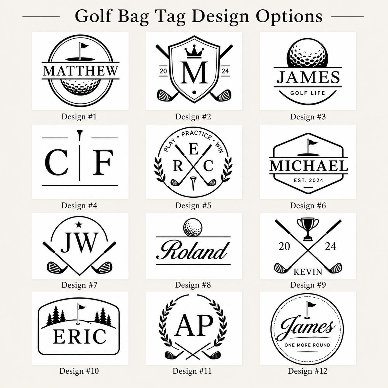 Custom Golf Tee Holder with Tees, Business Logo Golf Gift, Promotional Accessory