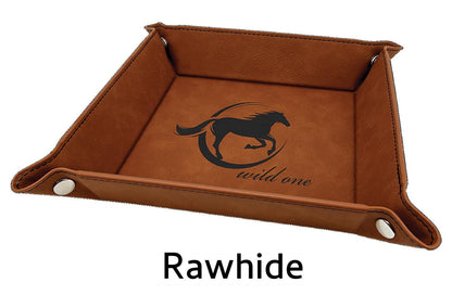Custom Engraved Valet Tray, Business Logo Gift, Personalized Catchall Tray
