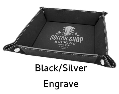 Custom Engraved Valet Tray, Business Logo Gift, Personalized Catchall Tray