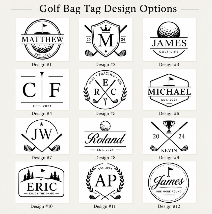 Custom Golf Tee Holder with Tees, Groomsmen Gift for Golf Outing, Logo Tee Caddy with Tees for Golfers