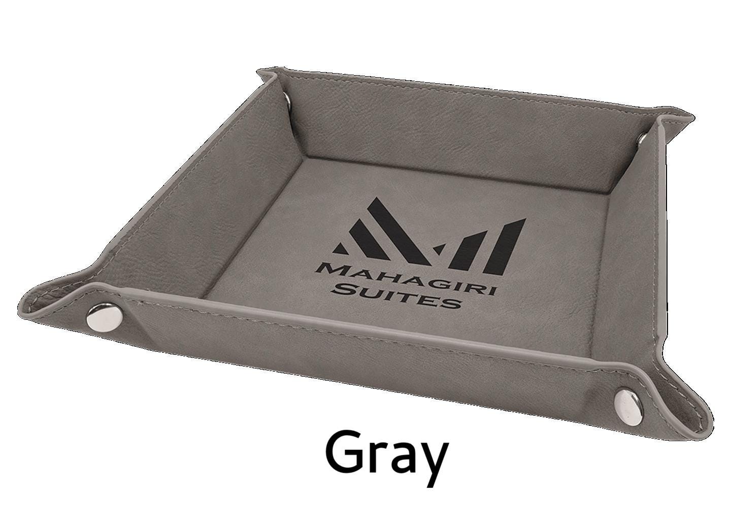 Custom Engraved Valet Tray, Business Logo Gift, Personalized Catchall Tray