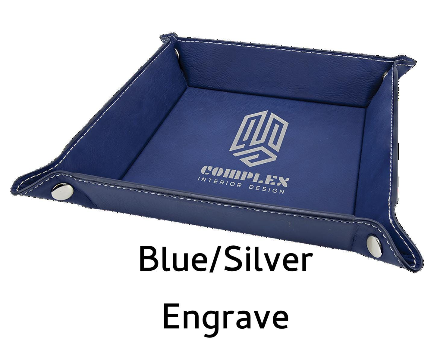 Custom Engraved Valet Tray, Business Logo Gift, Personalized Catchall Tray
