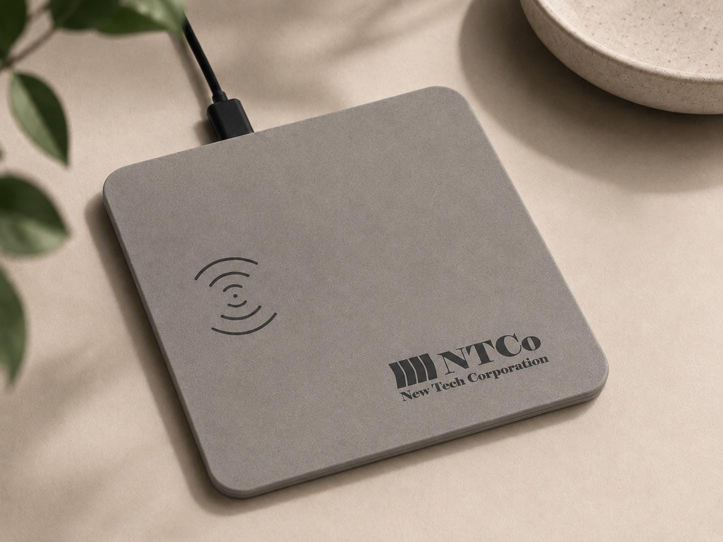 Engraved Logo Charging Mat, Tech-Style Promo Items, Corporate Gift, Client Gift, Employee Appreciation