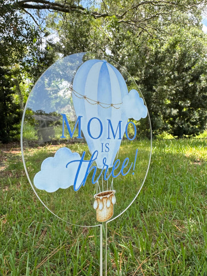 Any Logo or Graphic Acrylic Cake Topper, Color Printed Cake Topper, Personalized Birthday Party Business Event Decor