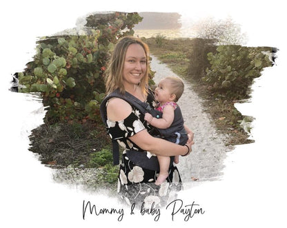 Custom Photo Canvas with Brush Stroke Edges, Personalized Canvas Print with Custom Text, UV Printed Picture, Family Wedding Memorial Gift