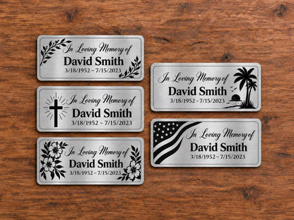 Personalized Memorial Plaque, Custom Grave Marker, Celebration of Life Sign, In Loving Memory Gift, Sympathy Keepsake