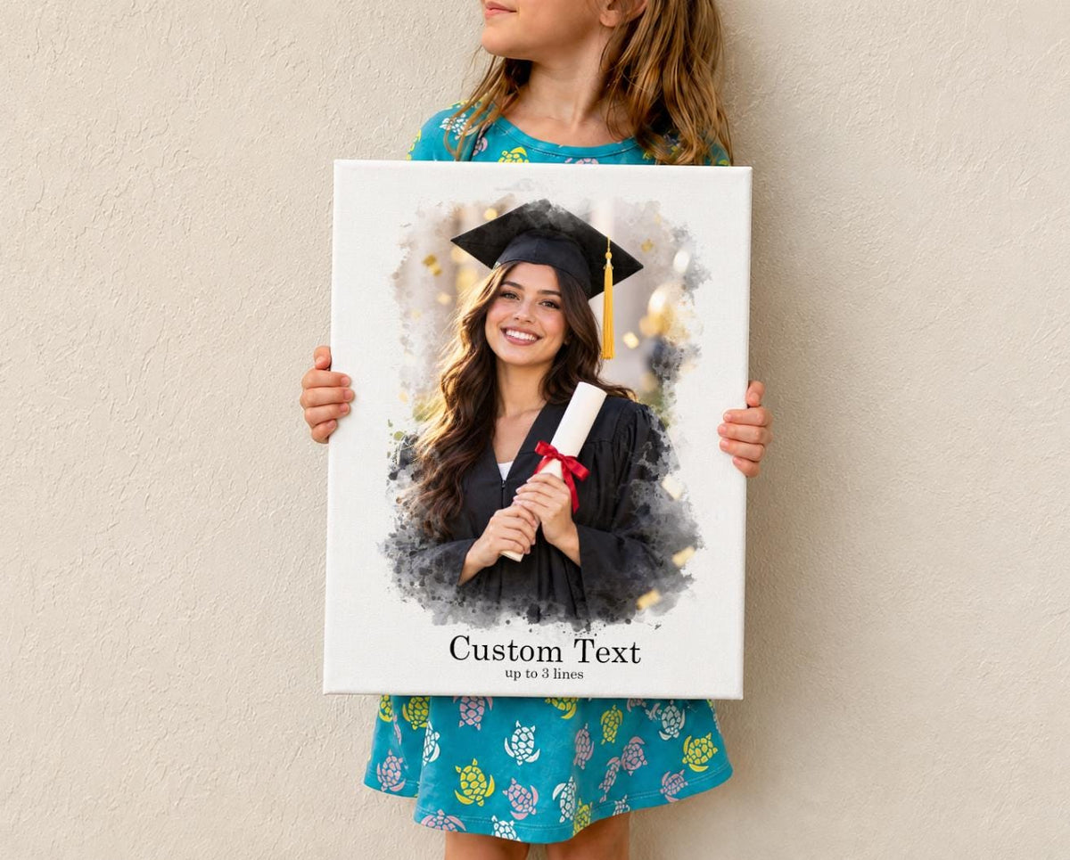 Friendship Photo Canvas, Custom Friendship Gift, BFF Picture Canvas, Bestie Birthday Gift, Long Distance Friend Gift, Friend Wall Art