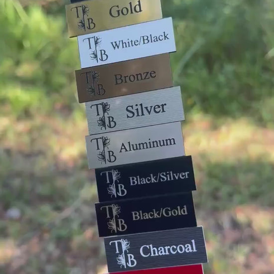 Custom Engraved Name Tags - Personalized Engraved Employee Office Name Tags - Professional Name Badges